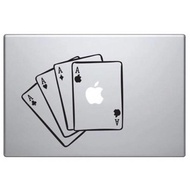 Ace Cards Decal Decorative Vinyl sticker Skin For Apple Macbook Air Pro Retina 13 inch