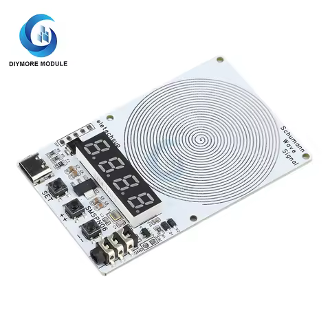 0.01Hz~9999Hz Sine Wave Adjustable Schumann Wave Generator Signal Generator 4-Digit Digital Tube Gre
