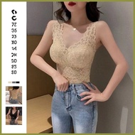 ❂ ✨ ✻ Plus Size 37KG-88KG Women Soft Lace Crop Top Sando For Women Sando Crop Top Plus Size Crop To