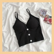 Áo Hai Dây UNDERCOOL Len Tăm Mềm Mại Phối Cúc