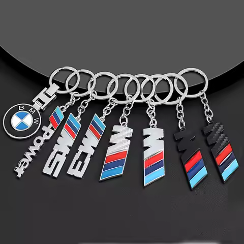 Car Hand Woven Keychain Zinc Alloy Key Chain Accessories For BMW M3 M4 M5 F93 F92 F97 F98 F95 F96 F9