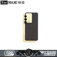 GRASKIN CARBON BLACK REALME 14X 5G BACK SCREEN PROTECTOR SKIN