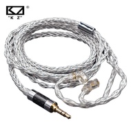 KZ 8 Core Silver Blue Hybrid 784 cores Silver plated Upgrade Cable Earphone Cable For KZ ZAS ZAX ZS10 PRO ZSN ZSX EDX PRO