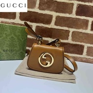 LV_ Bags Gucci_ Bag Blondie Series Strap Wallet 698635 Woman Embossing Handbag Lea 1LF8