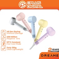 Dreame Gleam High Speed Hair Dryer 40sec Quick Drying65m/s Airspeed - Grey/Pink/Yellow/Blue