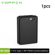 YOPPEN NP-FW50 NP FW50 2250mAh Battery Type-c charging for Sony Camera A7/A7II/A7R/A7RM2/A7S/A3000/A