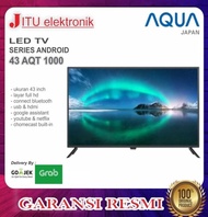 PROMO LED TV AQUA 43" 43AQT1000U 43 INCH USB MOVIE HDMI ANDROID TV