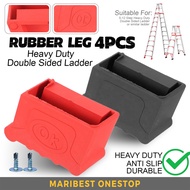 4pcs Replacement Rubber Leg Cover For Ladderman Heavy Duty Aluminium Double Sided Ladder Foldable Ta