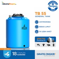 penguin tangki | toren | tandon air tb 55 500 liter - biru muda