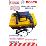 MESIN Bosch Impact Drill GSB 550-2 13 mm, 13 mm Drill machine, Bosch GSB 550-2 brand, Bosch Drill ma