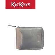 Kickers Leather Anti-RFID Zipper Wallet KDPL-Z-51042