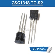 20pcs C1318 TO92 2SC1318 TO-92 1A/60V NPN Transistor new original