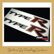 Honda Type R Car Sticker