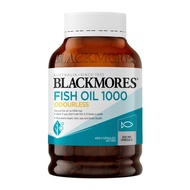 BLACKMORES Omega3 Odourless Fish Oil 400Capsules 1000mg โอเมกา-3 DHA EPA น้ำมันปลา แบลคมอร์ส วันหมดอ