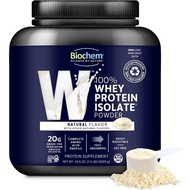 Biochem, Whey Protein Powder, 20g of Protein to Support Muscles and Intense Workouts, Natural, 24.6 