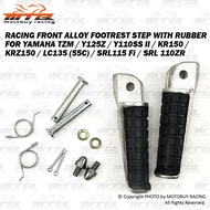 YAMAHA TZM /Y125Z /Y110SS II /KR150 /KRZ150 /LC135 (55C) /SRL115 RACING FRONT ALLOY FOOTREST STEP WI