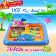 【Malaysia Shipping】Space Kinetic Motion Sand Playset Kinetic DIY Sand Play Set Kids Children Play To