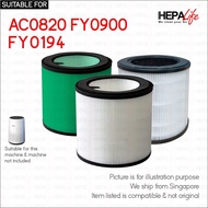 Philips AC0820 FY0900 FY0194 Compatible Hepa Filter - Hepalife