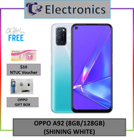 OPPO A92 (FREE NTUC Voucher $10 OPPO GIFT BOX) 2 Years Warranty By OPPO Singapore - T2 Electronics