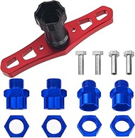 ShareGoo 17mm Wheel Hex Wrench & 12mm to 17mm Wheel Hex Drive Hub Adapter 15mm Offset Extension Comp