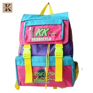 Koreafashionshop(KR421) กระเป๋าเป้ KK backpack ใบใหญ่สุดคุ้มบรรจุได้เยอะไม่ผิดหวังแน่นอน