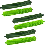 3 Sets of Rubber Roller Brushes Replacement Brush Compatible for iRobot Roomba E & I & J Series e5 e