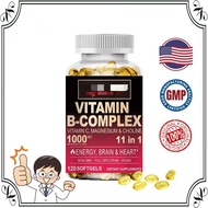 Vitamin B Complex Capsules 11 in 1, Promote Energy Metabolism, Improve The Nervous System