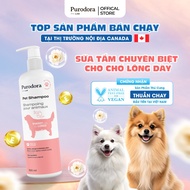 Puodora Lab Shampoo for Thick-Haired Dogs - White Tea Scent, Quickly Eliminates Odors