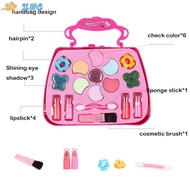 [Stok sedia] Set Mekap Kanak-kanak Mekap Kosmetik Puteri Gadis Berpura-pura Bermain Mekap Mainan Kan