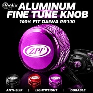 3G Lightweight Aluminum Fine Tune Knob Anti Slip Replacement For Daiwa PR100 PD106 23 Yiji Baitcasti