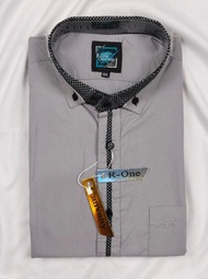 R-ONE CANVANY Baju kemeja pria alisan / baju kemeja formal alisan / kemeja pria dewasa lengan pendek