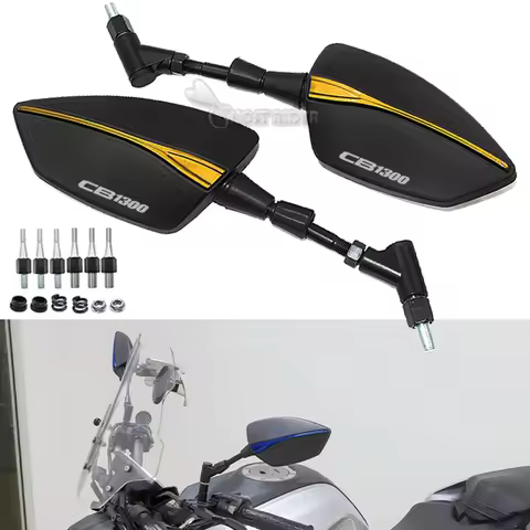 For HONDA CB 1300 CB1300 SF CB1300 Motorcycle Universal 8MM 10MM Screw Rearview Side Mirrors
