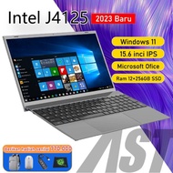 GARANSI! [Ready] Laptop Siswa Intel 15,6'' J4125 Silver RAM 12GB+256G