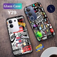 Softcase Glass For VIVO Y29 (4G) & VIVO Y29 (5G) - Case Handphone For VIVO Y29 (4G) & VIVO Y29 (5G) 
