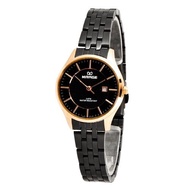 Jam Tangan Wanita Mirage 8544 Hitam Rosegold