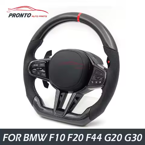 Car Carbon Fibre Sports Steering Wheel for BMW F06 F10 F20 F40 F44 F97 G01 G05 G06 G11 G20 G21 G22 G