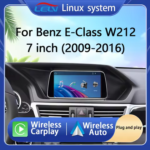 For Mercedes Benz W212 E-Class E200 E230 E300 S212 Car Radio Multimedia Bluetooth Wireless Carplay A