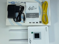 4G WIFI เร้าเตอร์ เราเตอร์ใส่ซิม เร้าเตอร์ไวไฟ ใส่ซิม 4G ไวไฟเร้าเตอร์ ราวเตอร์ใส่ซิม ไร้สาย ใช้ได้ทุกเครือข่าย ซิมเราท์เตอร์ 4G Sim Card Wifi Router 150Mbps Wireless Router 4G LTE CPE LCD Display Wireless SIM Router With External Antennas Routers สีขาว One