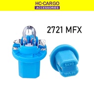 10PCS ORIGINAL SAXO 2721MFX T5 Blue Socket Dashboard Meter Panel Bulb
