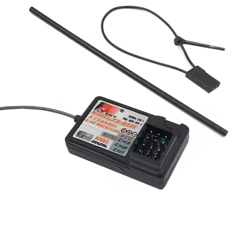 2.4Ghz AFHDS 3‑Channel RC Receiver FS‑GR3E Compatible With FS‑GT2 FS‑GT2B FS‑GT3B FS‑GT3C FZ‑IT4S Fo