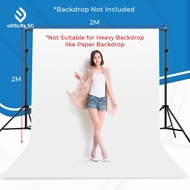 eDSLRs Photo Video Studio Background Backdrop Stand Kit 2m x 2m 2.6m x 3m