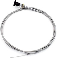 VERCCA 237 Rotary Universal Push Pull Choke Cable 63" Inner 60" Conduit (2-3/4" Travel) with Heavy D