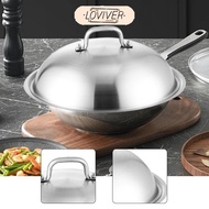 LOVIVER Griddle Lid Replace Part 32cm 12.60 inch Easy to Clean Frying Pan Lid Soup Pot Cover Skillet