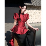 ST1 SET OF SHIRT AND PANTS CNY,CNY, CLOTHING CNY, Cheongsam CNY