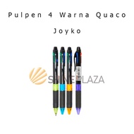 Joyko Quaco 3 4 Color BP-288 0.7mm Pen - 0.7 mm Ball Pen