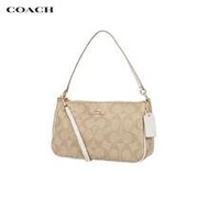 Coach Vintage Classic Monogram Coated Canvas Mahjong Bag Underarm Bag Shoulder Crossbody Bag Women's
