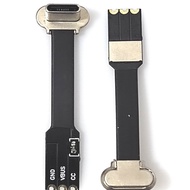 Type C 3PIN Male Head with Resistance FPC Charging Connection Flexible Flat Cable L42mm