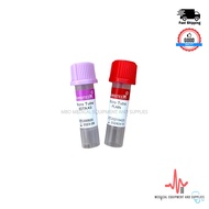 Microtainer Plain, EDTA Tubes (Red Top, Purple Top) - PER PIECE