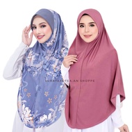 Size 3XL Moscrepe Berdagu Tudung Sarung Awning Scuba/Tudung Labuh Corak  Moscrepe Awning Scuba /  Tu
