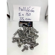 Full 304 stainless steel Salaya screws for ex 150, ex 2010, ex 135 and ex155